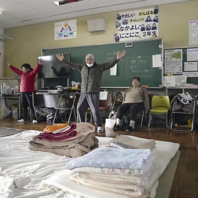 213 deaths were caused by Japan's New Year's quake. 8 happened in the alleged safety of shelters